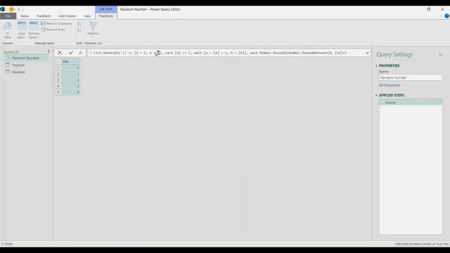 Create a List of Random Product Name using the List Generate in Power Query смотреть онлайн