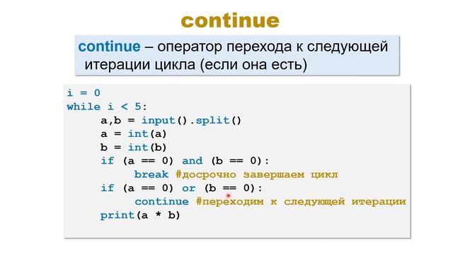 Операторы break и continue | Python с Нуля | Урок 14 смотреть онлайн