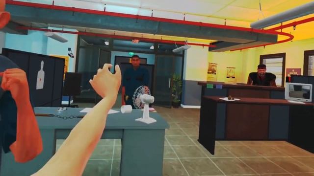 Visiting the Police Station in VR (Drunken Bar Fight Quest 2) смотреть онлайн