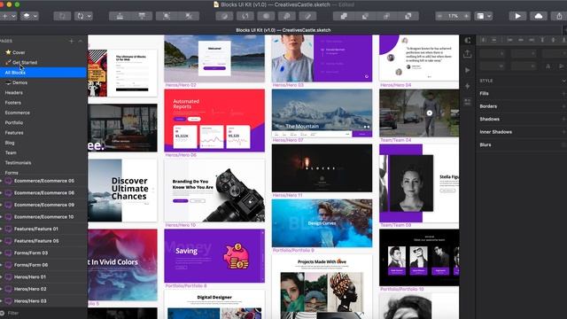 Blocks UI Kit — Change colors using shared layer styles смотреть онлайн