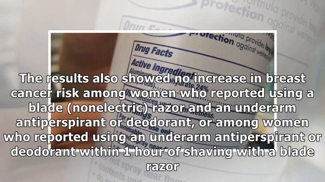 Antiperspirants/Deodorants and Breast Cancer смотреть онлайн