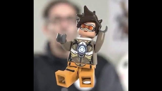 LEGO Overwatch Tracer Minifigure REVEALED + Winston Minifigure TEASED смотреть онлайн