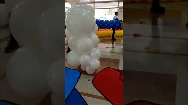 Разнокалиберная ГИРЛЯНДА ИЗ ШАРОВ смотреть онлайн