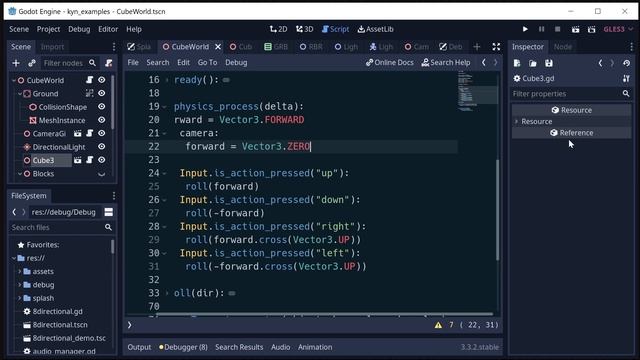 Godot Recipe: Align 3D movement with camera смотреть онлайн