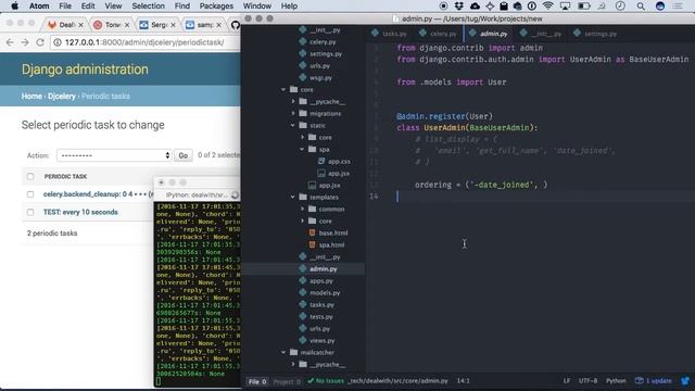 Celery и Websockets смотреть онлайн