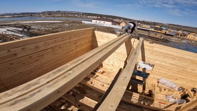 Процесс работы снятый на камеру GoPro #строительствоякутск #якутия #якутск #строительство