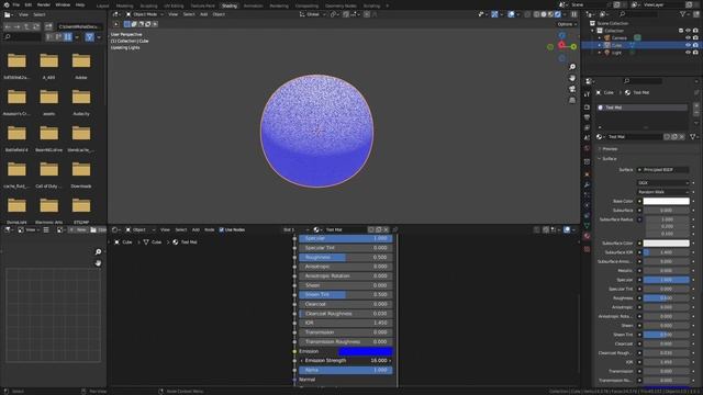 Урок 9-ый. Материалы в Blender, часть 1-ый. смотреть онлайн