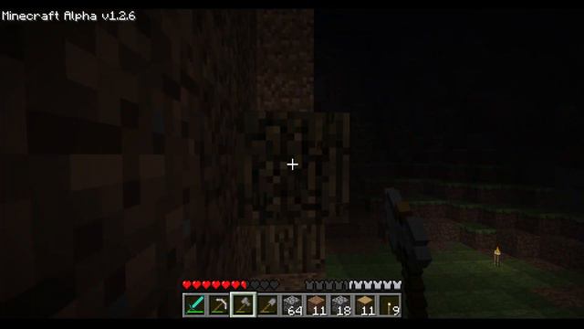 Землянка | Minecraft Alpha 1.2.6 #2 смотреть онлайн