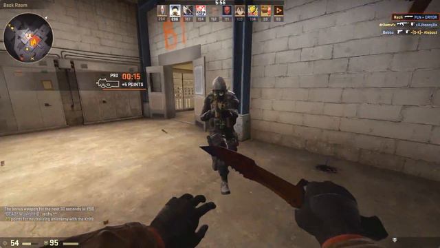 CS:GO - Huntsman Knife (Fade) Gameplay смотреть онлайн