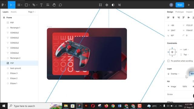 PRO Gaming Console UI Design in Figma || смотреть онлайн