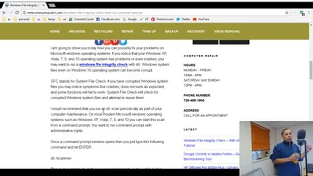 Windows File Integrity Check - With SFC Scannow Tutorial смотреть онлайн