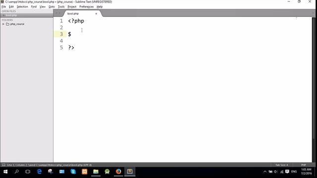 PHP tutorial - 9 Boolean in PHP смотреть онлайн