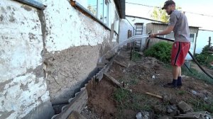 ФУНДАМЕНТ.Опалубка из старого Шифера,Заливаю.Сколько Потратил?#фундамент #опалубка #опалубкаизшифер