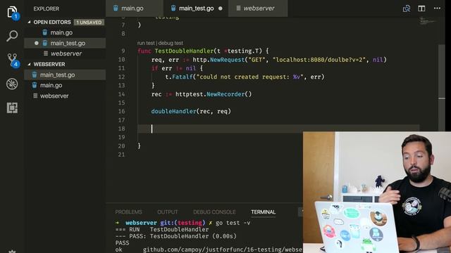 justforfunc #16: unit testing HTTP servers смотреть онлайн