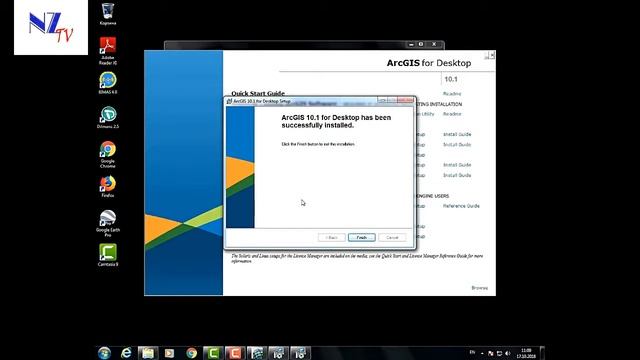 Как установить ГИС ? Install ArcGis. Создание электронных карт. смотреть онлайн