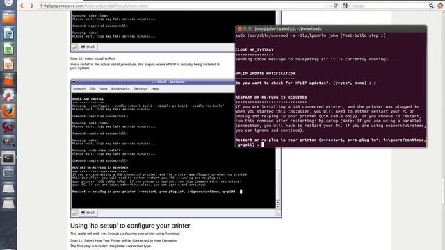 Installing HP Officejetpro Scanner Printer over Network смотреть онлайн