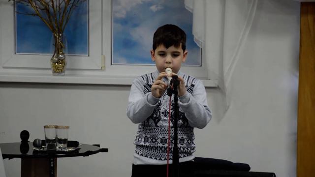 Рождество 06.01.2020, Даниил Каширин играет на флейте смотреть онлайн
