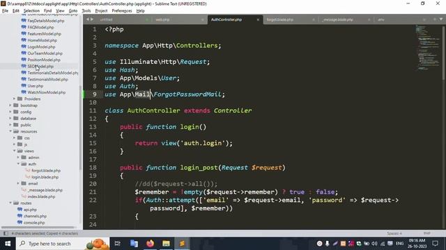 #29 Login Random Password Send to Email and Forgot Password Send | One Page Website in Laravel 10 смотреть онлайн
