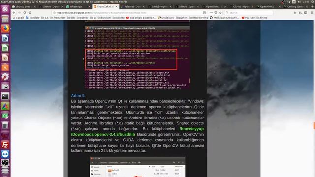 OpenCV (C++) Contrib CuDNN CUDA GPU Installation On Ubuntu And Integration With Qt