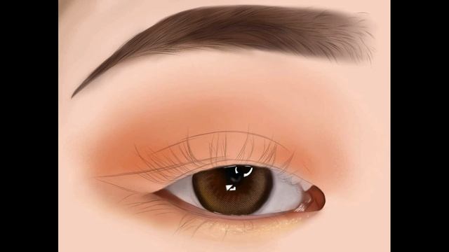How to draw /eye /infinite painter /tutorial +easy to draw on infinite painter /eye makeup, смотреть онлайн