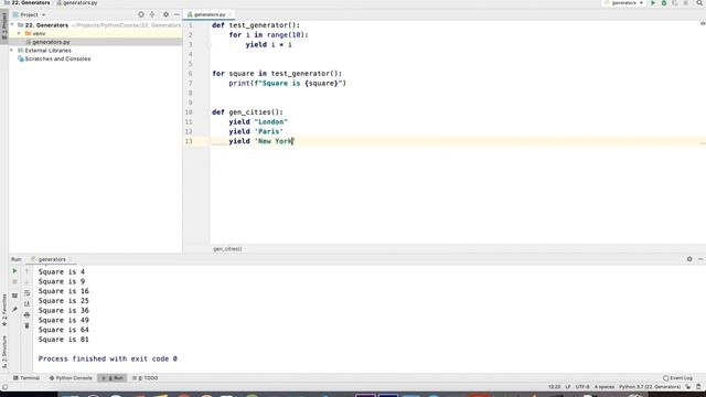 Python generators tutorial | Functions | Part 2 of 6 смотреть онлайн