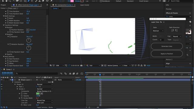 Super Lines Tutorial aescripts + aeplugins смотреть онлайн