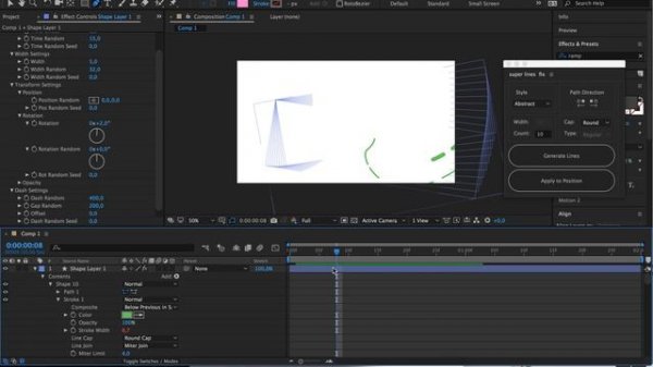 Super Lines Tutorial aescripts + aeplugins