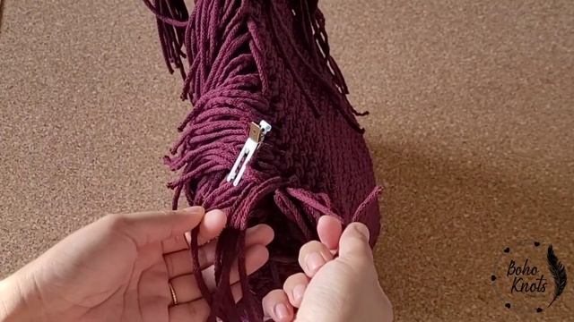 DIY Macrame BACKPACK Tutorial EN-FR Tuto SAC A DOS en macrame ¦ Step by step - Pas à pas | #7 смотреть онлайн