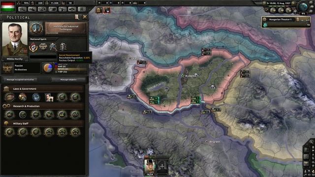 Building Up | Hungary | 2 | Death or Dishonor | Hearts of Iron 4 смотреть онлайн