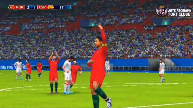 PORTUGAL 3 x 3 ESPANHA | COPA DO MUNDO RÚSSIA 2018 RECRIADA NO PES 2018 PSP смотреть онлайн
