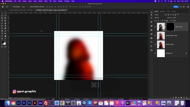 How to Create Blurry & Grainy Colorful Gradient for Cover Art Design - Photoshop Tutorials смотреть онлайн