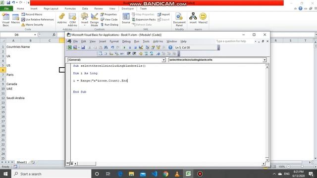 How to Select the Range including the blank cell - Excel VBA смотреть онлайн