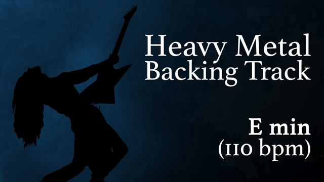Минус для гитаристов Ми Минор Em 110bpm в стиле Модерн Хеви Метал Modern Heavy Metal смотреть онлайн