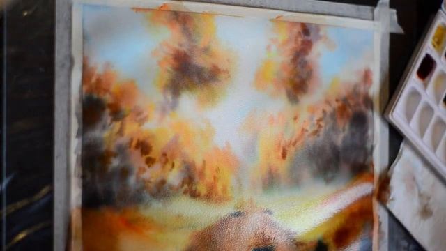 Как нарисовать осень. смотреть онлайн