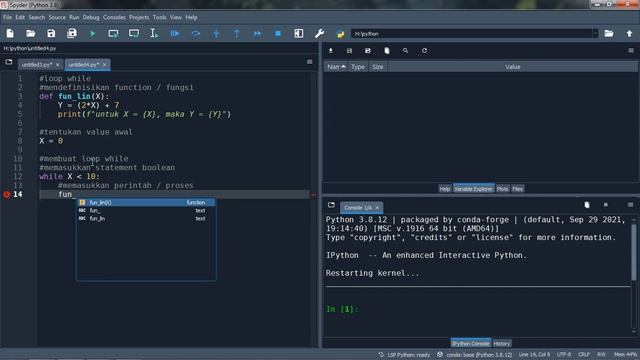 Dasar Pemrograman Python - Loop While смотреть онлайн