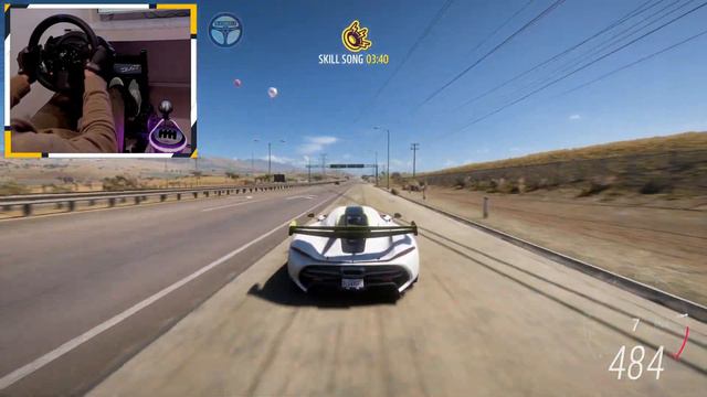 Forza Horizon 5 Koenigsegg Jesko | Steering Wheel Gameplay [4K 60FPS] смотреть онлайн