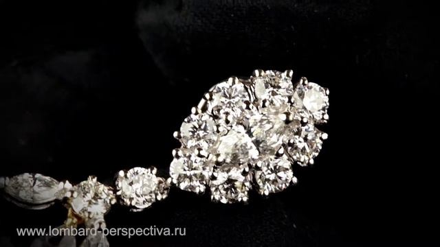 Серьги с бриллиантами смотреть онлайн
