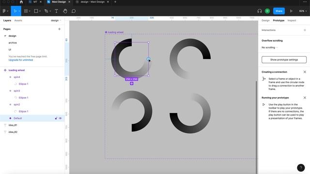 How To Create an INFINITE LOADING (Repeat) Animation in Figma (Loading Wheel) смотреть онлайн