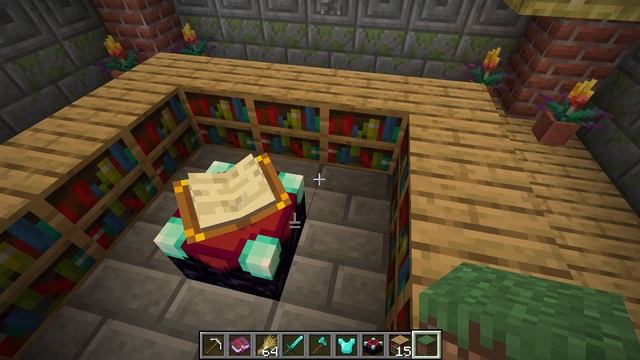 How to Make a Minecraft 1.20 Enchanting Table Bookshelf Setup смотреть онлайн