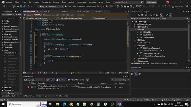 Curso Maui .Net - Criando Métodos para incluir no banco de dados - Parte 4 - Crud com Maui + Sqlite смотреть онлайн
