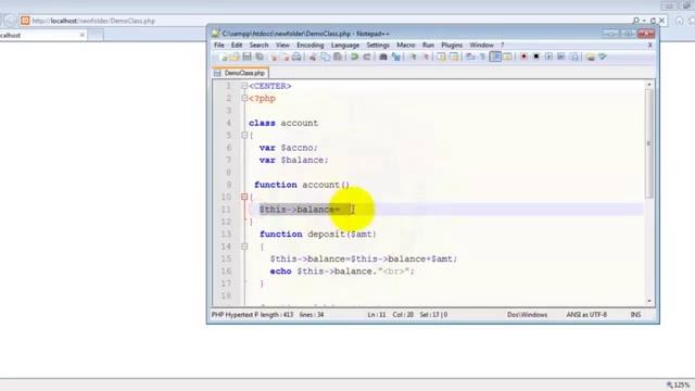 PHP Tutorial in Hindi Urdu 89 PHP OOP Constructor 2 3 смотреть онлайн