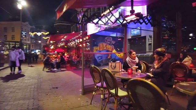 ?Amsterdam Vibrant Nightlife District ?| Stroll Through Amazing Streets?After Midnight 2023(1:00 AM смотреть онлайн