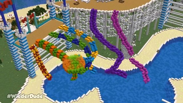 Minecraft TSUNAMI HOUSE BUILD CHALLENGE - NOOB vs PRO vs HACKER vs GOD / Animation смотреть онлайн