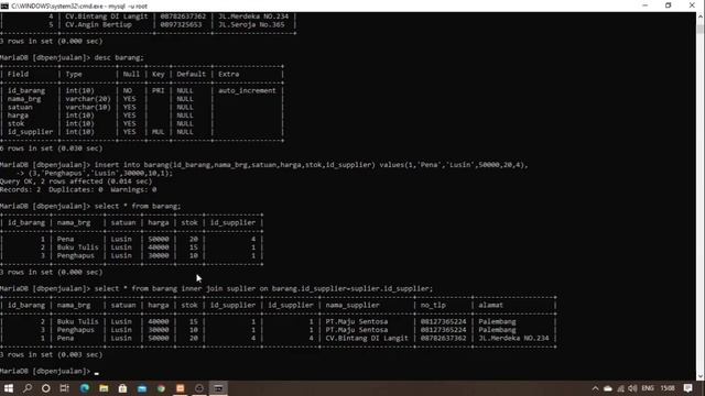 Tugas praktikum SQL inner join,Right join,Left join,View and procedure смотреть онлайн