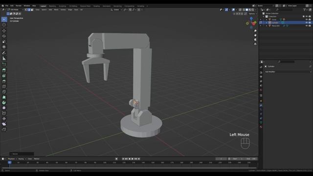 Robotic Arm Rig Tutorial in Blender 3.3 | Polygon Runway смотреть онлайн