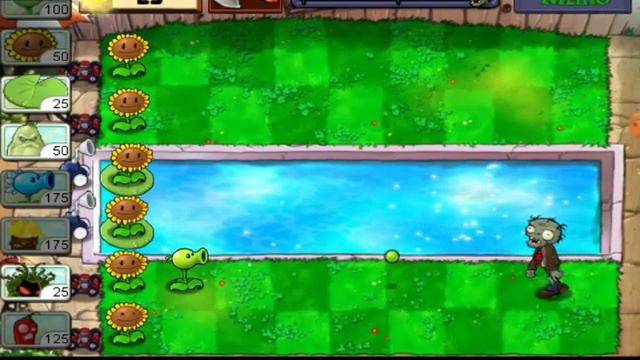Прохождение игры Растения проти Зомби 1. Часть 5 смотреть онлайн