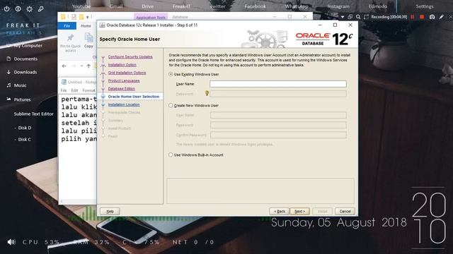 Tutorial install oracle database 12c смотреть онлайн
