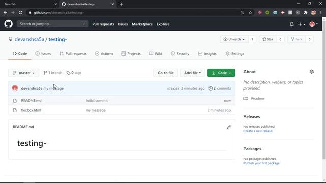 How to push on git and work with branches смотреть онлайн