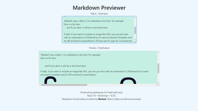 Markdown Previewer смотреть онлайн