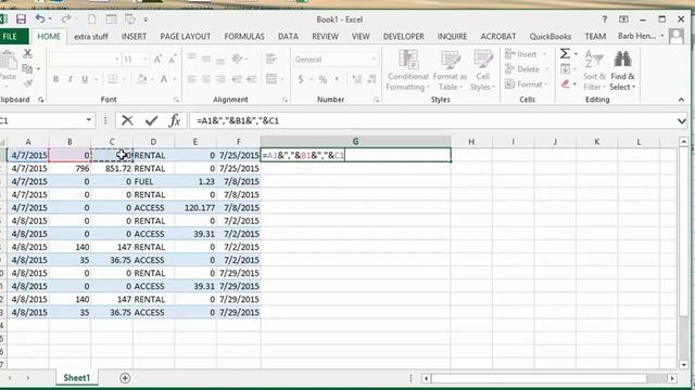 Combine cells separate by a comma in Excel смотреть онлайн